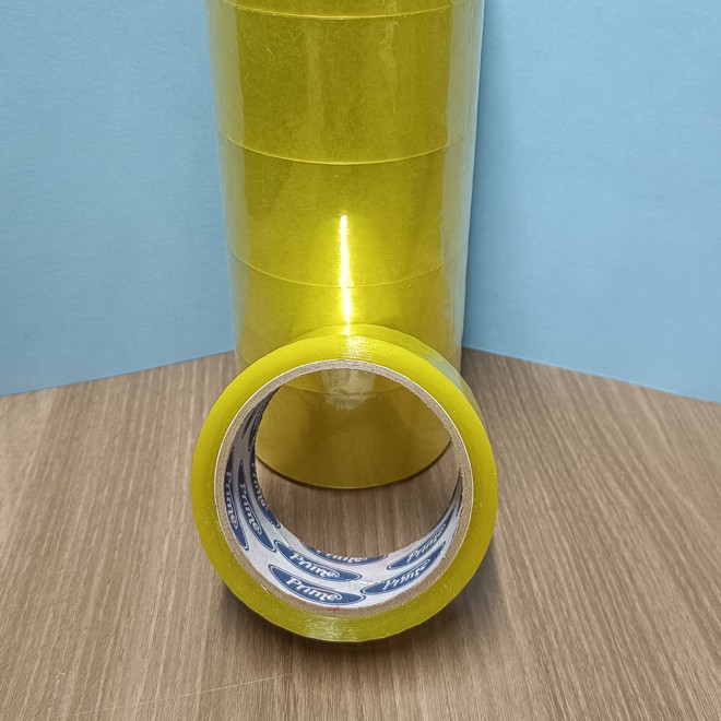  Ruban transparent jaune